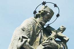 Skulptur des Hl. Nepomuk, Blesen