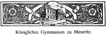Staatliche Gymnasium in Meseritz