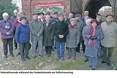 Gedenken am Volkstrauertag in der Prignitz 2014