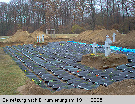 Besisetzung Soldatenfriedhof Neumark