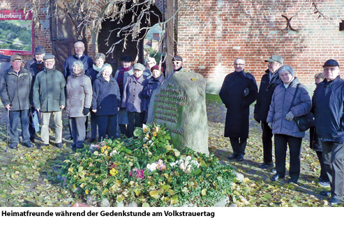 Gedenken am Volkstrauertag in der Prignitz