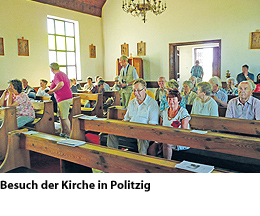 Gedenkstein in Politzig eingeweiht - Juni 2018