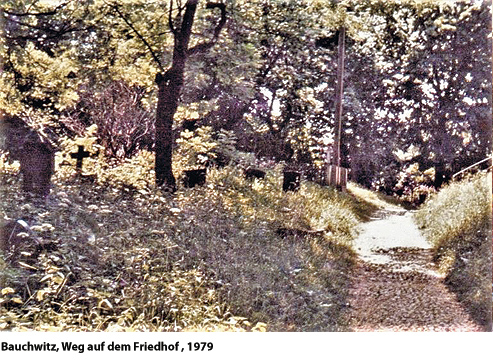 Bauchwitz; Friedhof 1979