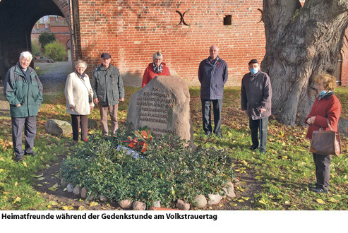 Gedenken am Volkstrauertag in der Prignitz