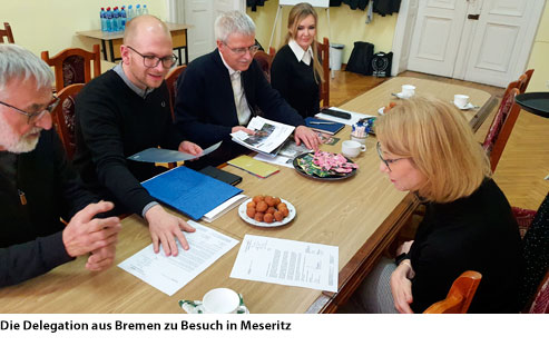 Obrawalde/Obrzyce  ein deutsch-polnisches Projekt. Besuch aus Bremen in Midzyrzecz