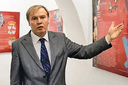Leiter des Regionalmuseums Alf Kowalski. Miedzyrzecz/Meseritz, Direktor Andrzej Kirmiel