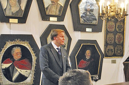 Leiter des Regionalmuseums Alf Kowalski. Miedzyrzecz/Meseritz, Direktor Andrzej Kirmiel