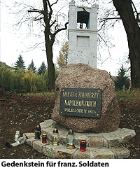 Gedenkstein in Betsche für franz. Soldaten