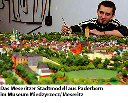Meseritzer Stadtmodell aus Paderborn