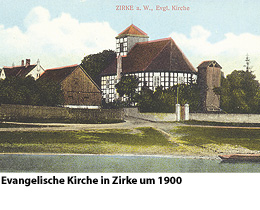 Ev. Kirche - Zirke / Sieraków - 1900