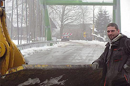 Neueröffnung Obra-Brücke Politzig