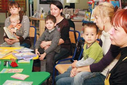 Das zweite Frühstück in der Bibliothek Meseritz