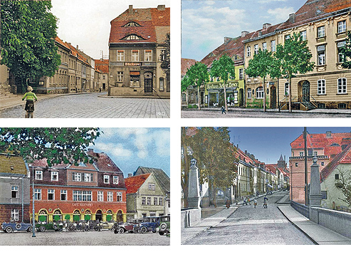 Miroslaw Rawinski - Postkartenansichten von Meseritz nachkoloriert