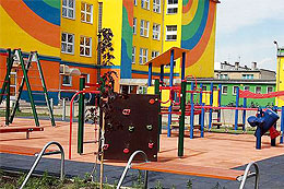 Meseritz - Neuer Spielplatz für Kinder geschlossen