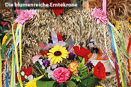 Die blumenreiche Erntekrone