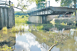 Eine besondere Attraktion: die Brücke in Kurzig – ein Meisterstück des Militäringenieurwesens