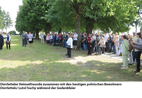 5. Jahrestag Gedenksteinweihe für Hoffmannstal / Rybojady 2012