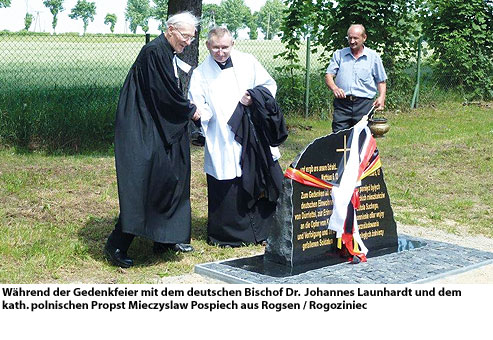 5. Jahrestag Gedenksteinweihe für Hoffmannstal / Rybojady 2012