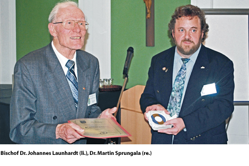 Bischof Dr. Johannes Launhardt (li.), Dr. Martin Sprungala (re.)