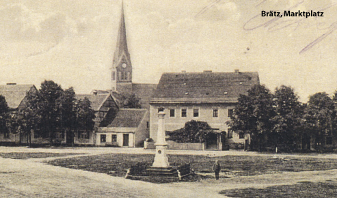 Brätz, Marktplatz