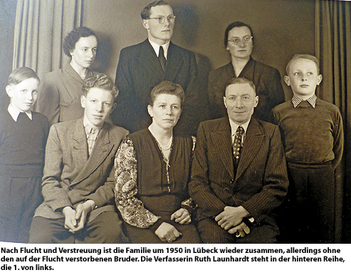 Fam. Launhardt in Lübeck, 1950