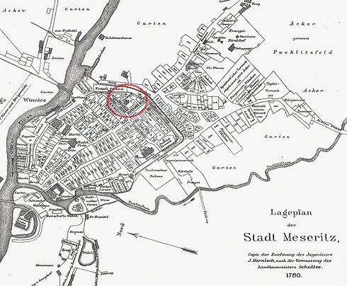 Die jüdische Gemeinde in Meseritz