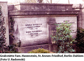 Grabstätte Fam. Havenstein